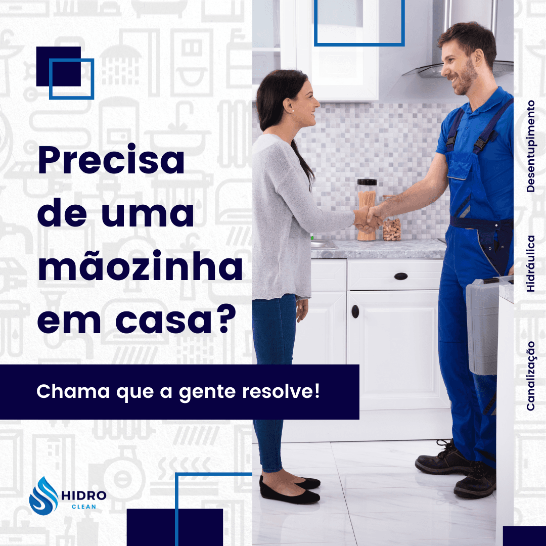 Precisa de uma mãozinha em casa? Chama que a gente resolve!